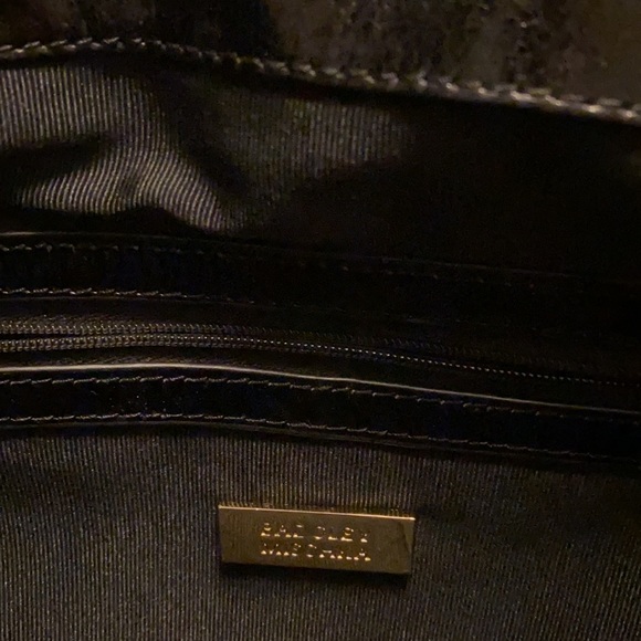 Badgley Mischka Black and Tan purse - Picture 10 of 16